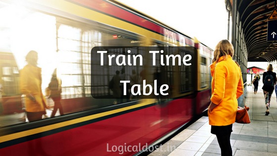 Train Time Table Kaise Dekhe