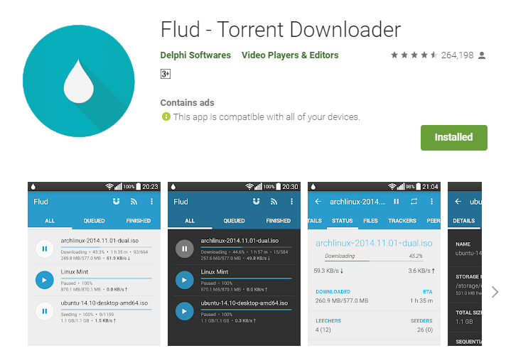 flud app movie downloader