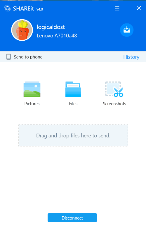 How to use SHAREit
