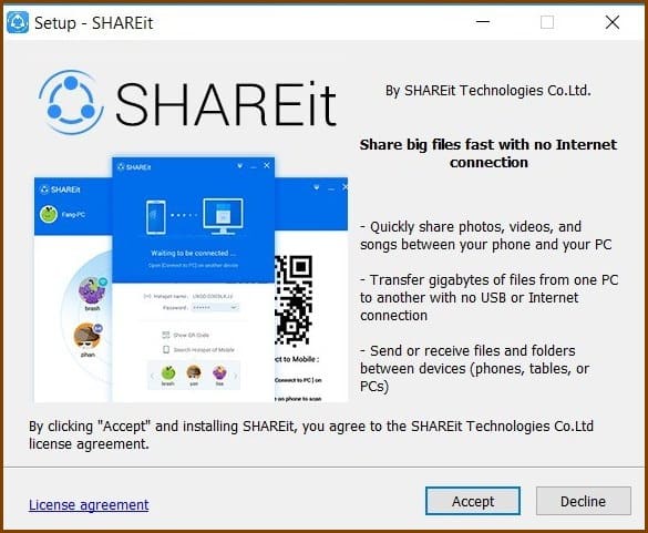install shareit for pc 