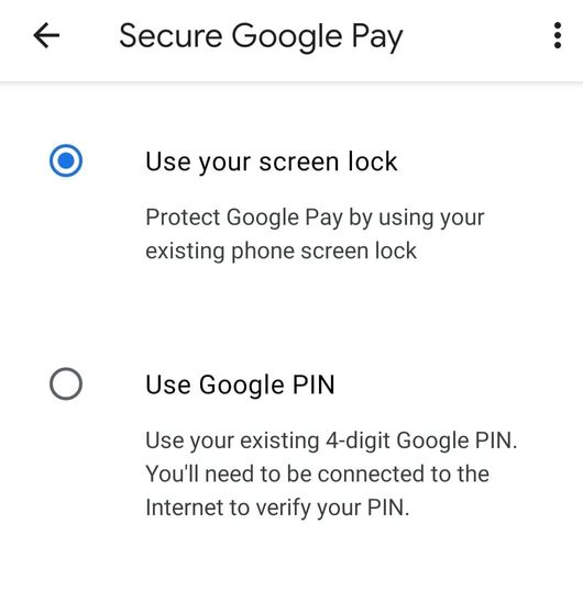 Google Pay Account Lock