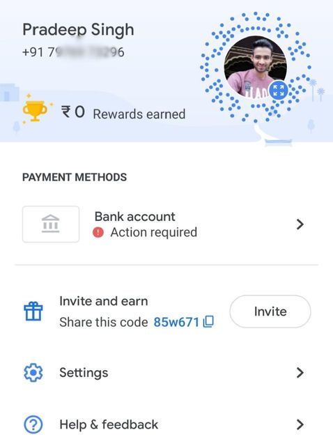 Google Pay Bank Account Add
