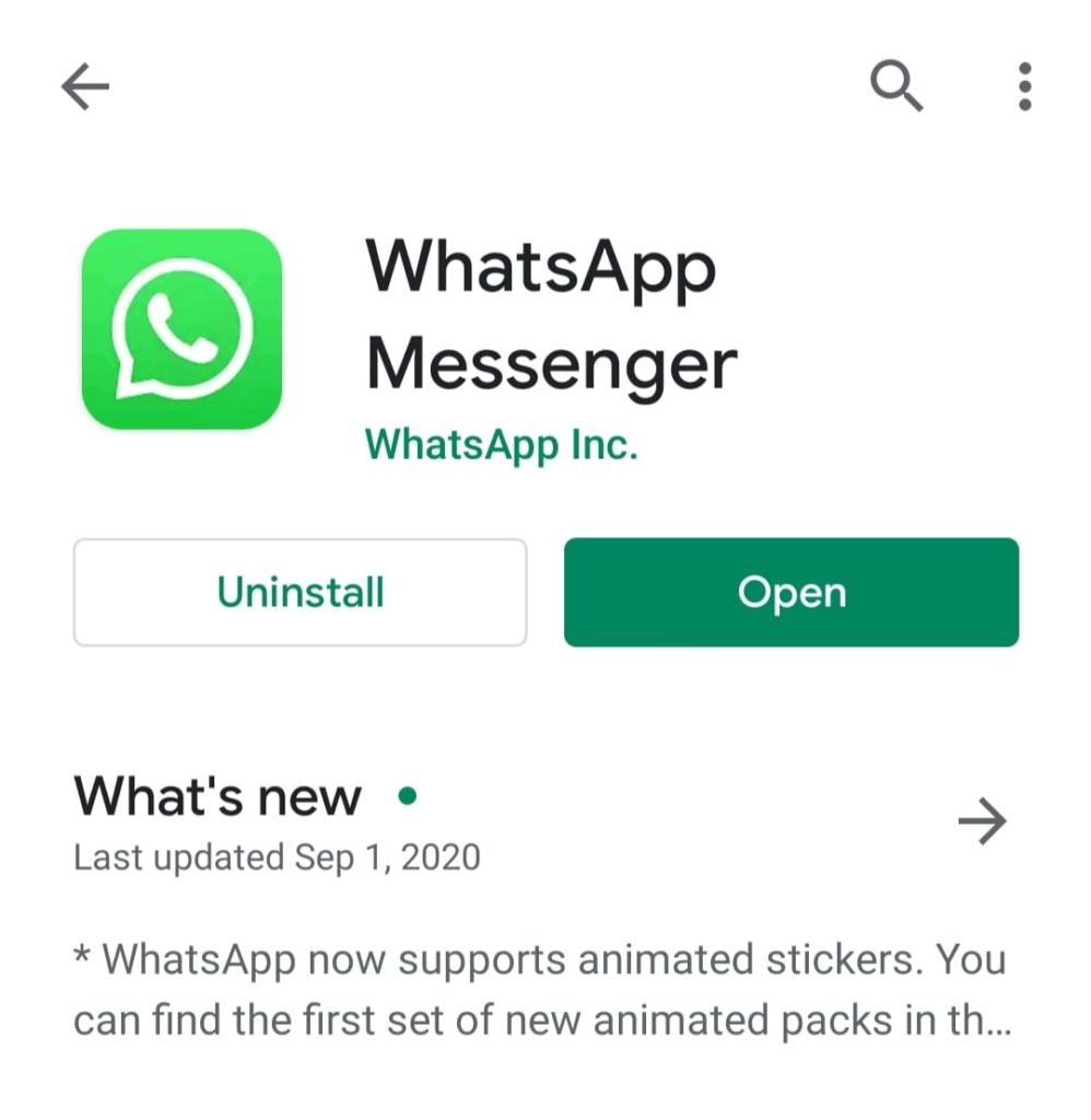 WhatsApp Download From Play Store