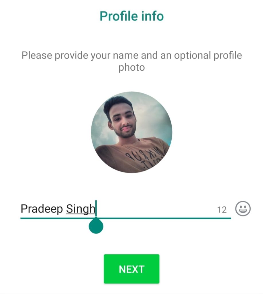 WhatsApp Profile & Name