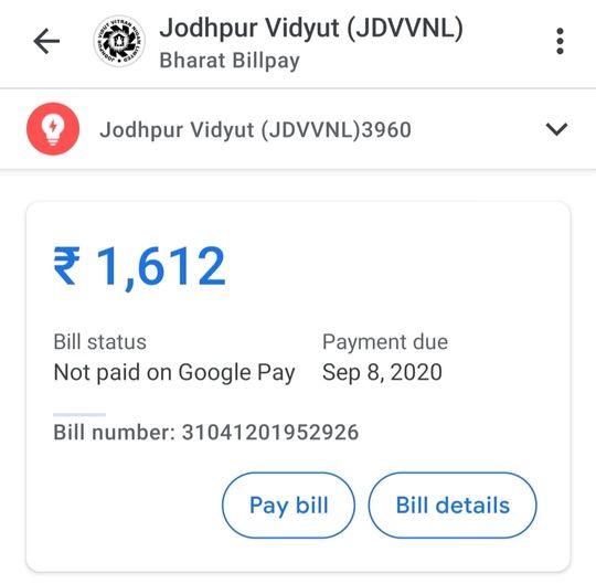Google Pay Electricity Bill Pay