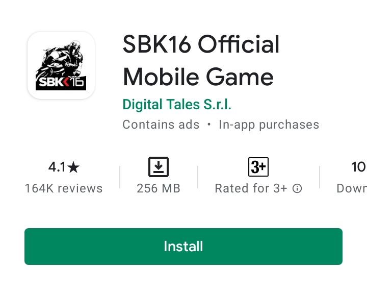 SBK16 Official Mobile Game