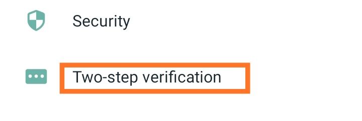 WhatsApp two step verification