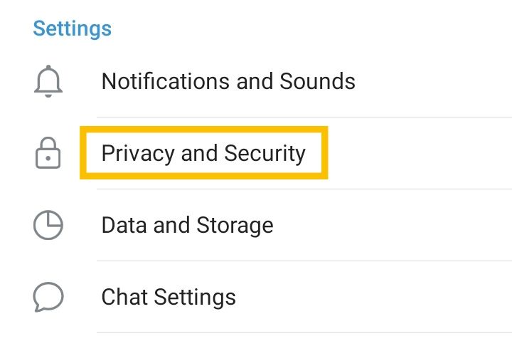 disable telegram account privacy setting