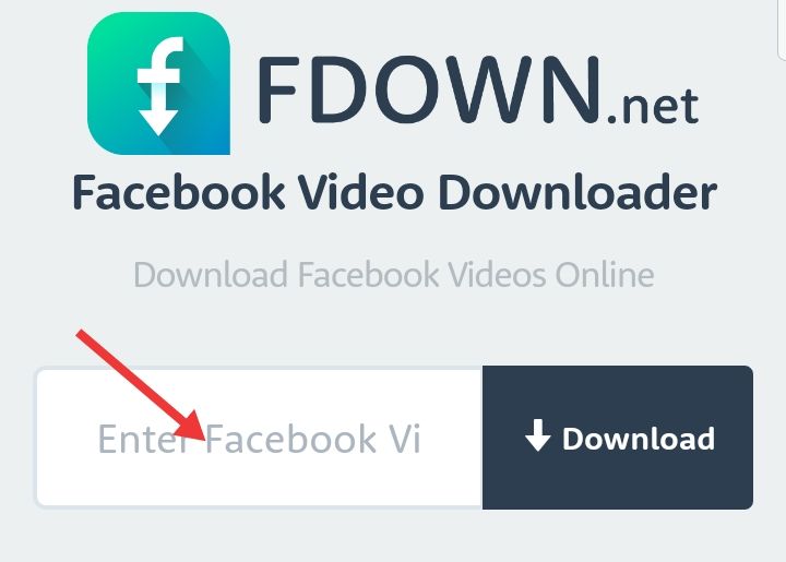 fdown video downloader