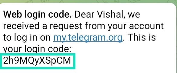 telegram account delete code