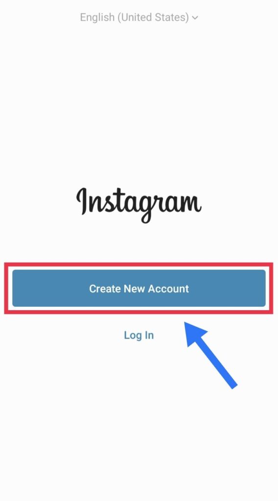 Instagram Create New Account