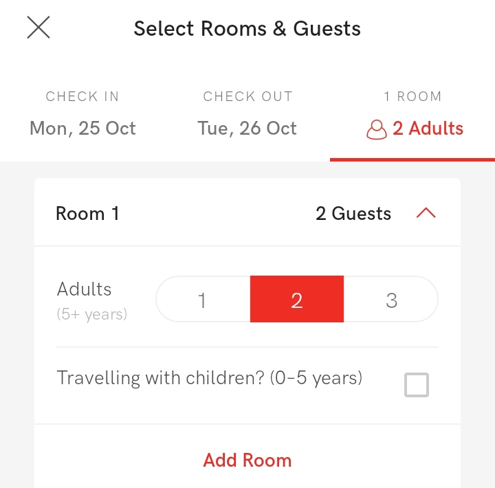  select rooms and guests in oyo