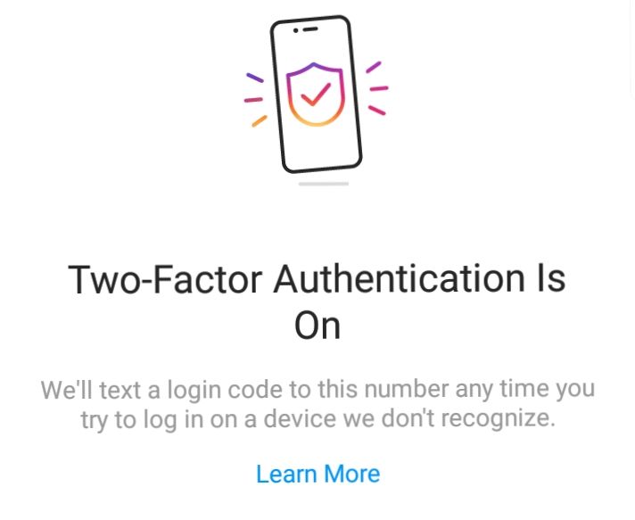 instagram Two Factor Authentication  on kaise kare