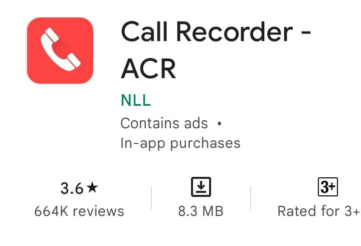 Call Recorder - ACR