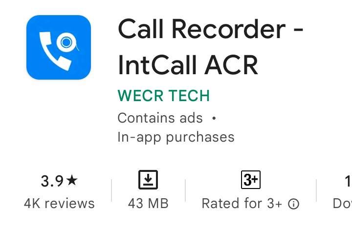 Call Recorder- Auto Caller ID