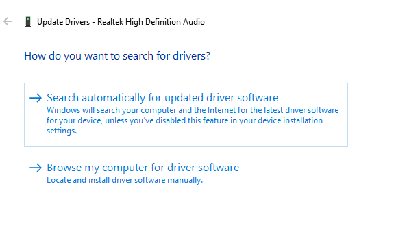 driver update options
