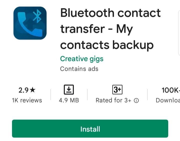 bluetooth se contact transfer kare