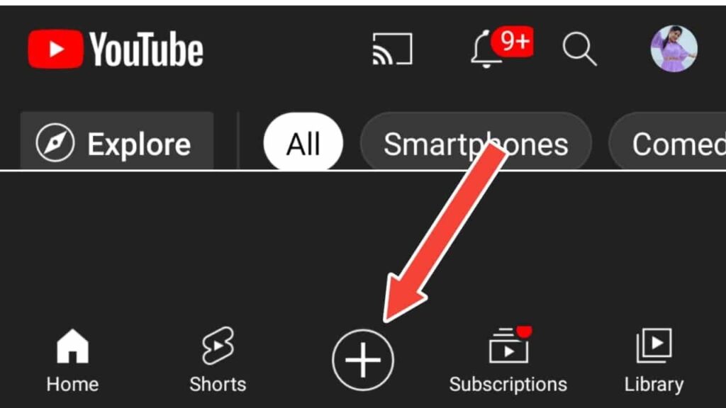 youtube home page