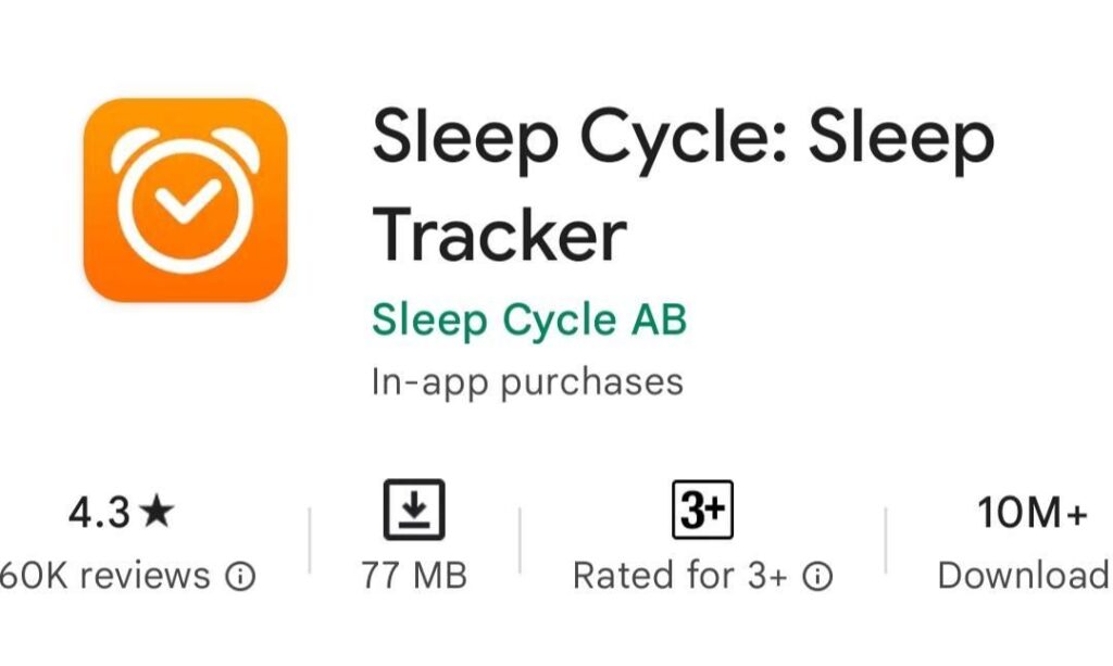 sleep cycle app features