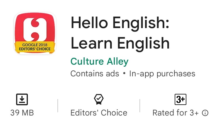 Hello English Learning App 